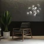 Настенный светильник HILVI WALL L83 Black от ImperiumLoft