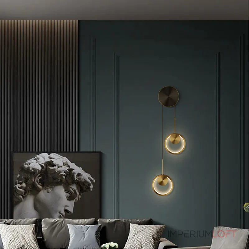 Настенный светильник RISOR BLOCK L1 Black от ImperiumLoft