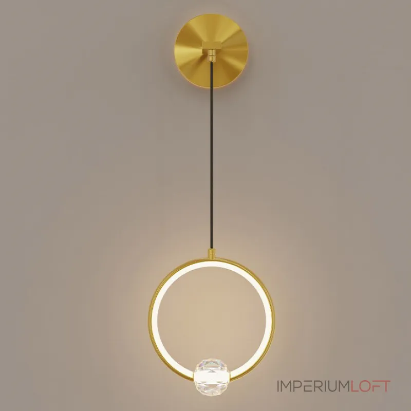 Настенный светильник LUANA WALL Black от ImperiumLoft