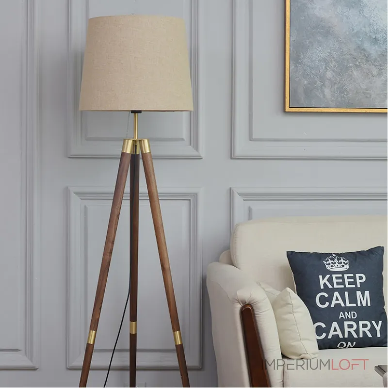 Торшер BISON Beige от ImperiumLoft