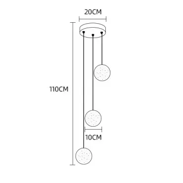Подвесной светильник FRESH MORE L3 Диск