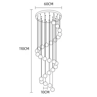 Подвесной светильник FRESH MORE L26 Диск