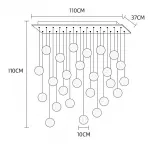 Подвесной светильник FRESH MORE L12 Планка