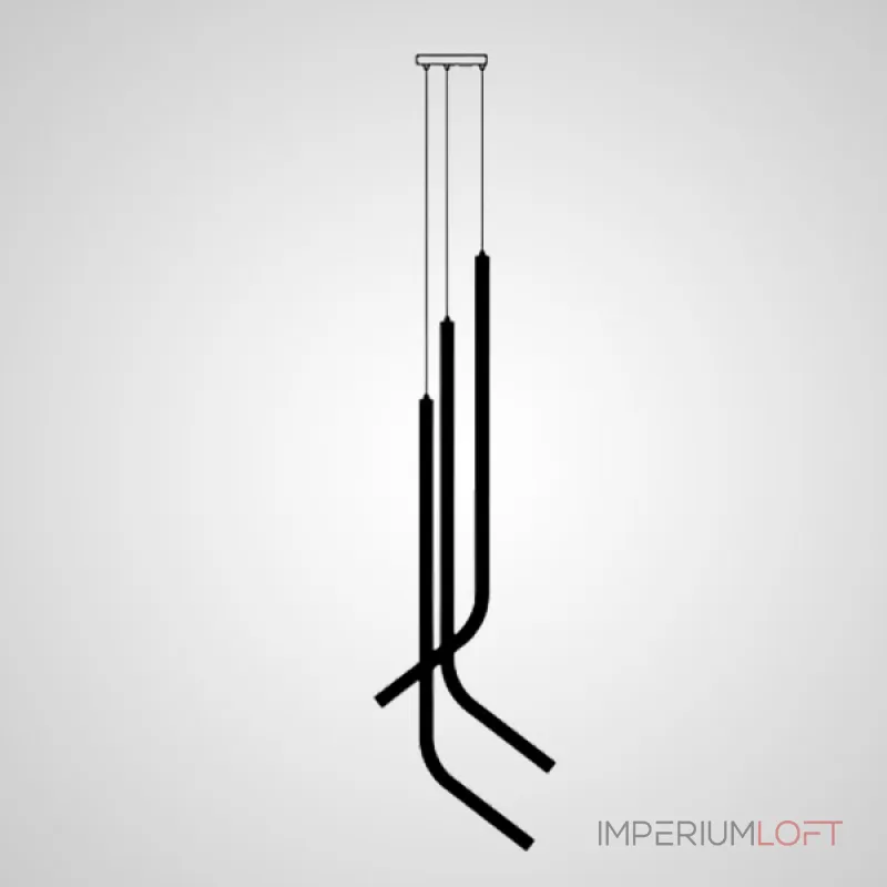 Подвесной светильник AIA TRIO Brass 