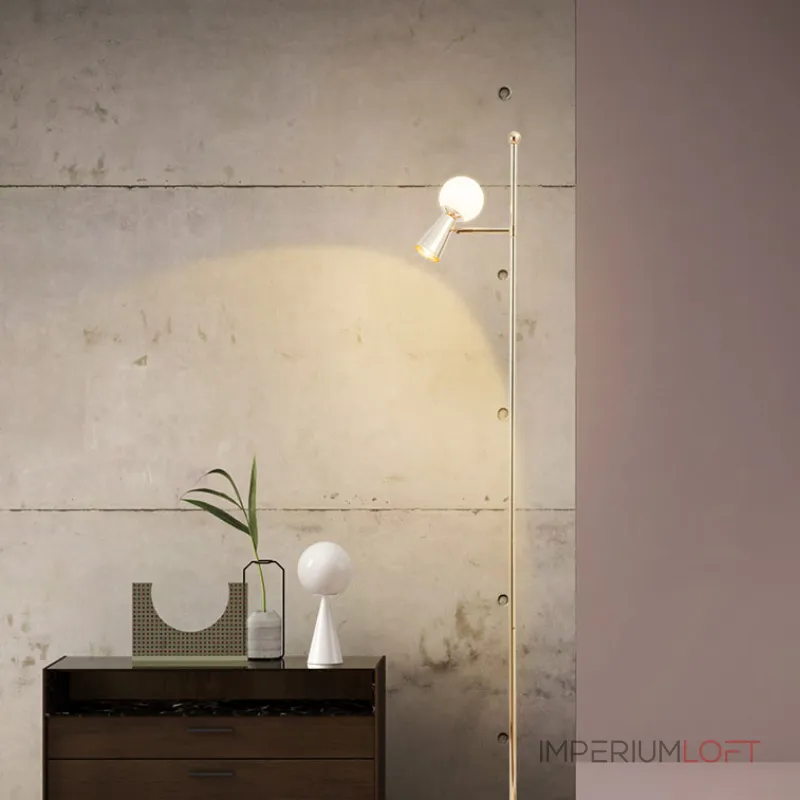 Торшер ABELINA FL Brass White от ImperiumLoft