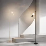 Торшер ABELINA FL Brass White от ImperiumLoft