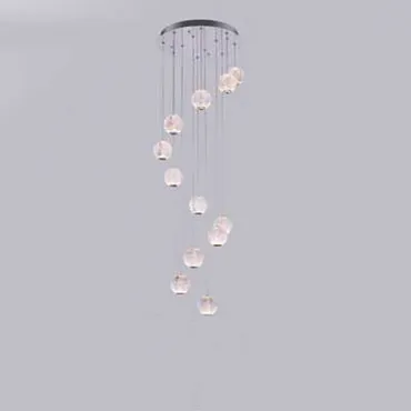 Подвесной светильник STORMS MORE L12 Chrome Диск Подвесной светильник STORMS MORE L12 Chrome Диск