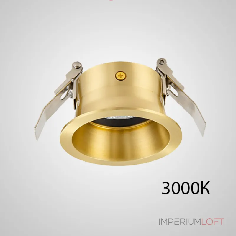 Точечный светильник CALL D9 Brass 4000 К от ImperiumLoft