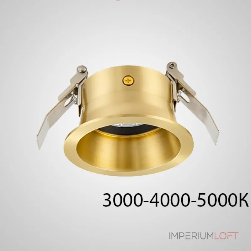 Точечный светильник CALL D9 Brass 4000 К от ImperiumLoft