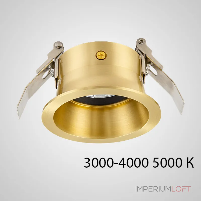 Точечный светильник CALL D9 Brass 4000 К от ImperiumLoft