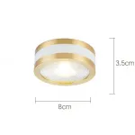 Точечный светильник MEUD D12 Black Brass 12W от ImperiumLoft