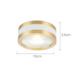 Точечный светильник MEUD D12 Black Brass 12W от ImperiumLoft