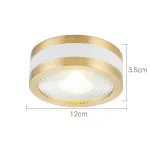 Точечный светильник MEUD D12 Black Brass 12W от ImperiumLoft