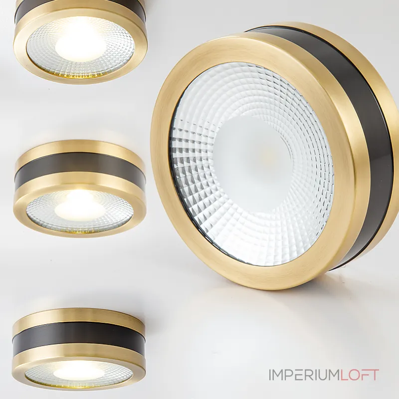 Точечный светильник MEUD D12 Black Brass 12W от ImperiumLoft