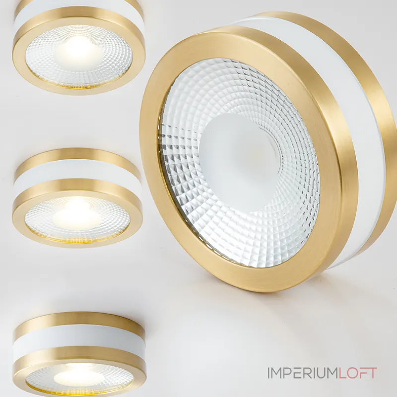 Точечный светильник MEUD D12 Black Brass 12W от ImperiumLoft