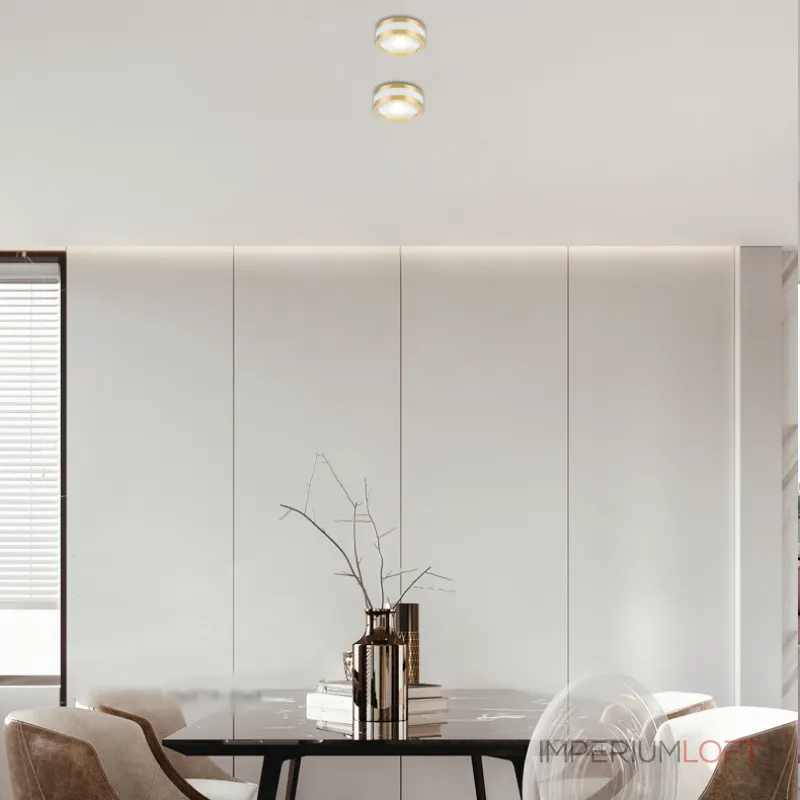 Точечный светильник MEUD D12 Black Brass 12W от ImperiumLoft