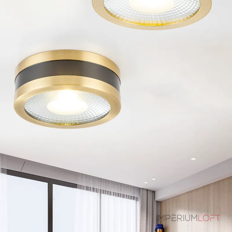 Точечный светильник MEUD D12 Black Brass 12W от ImperiumLoft