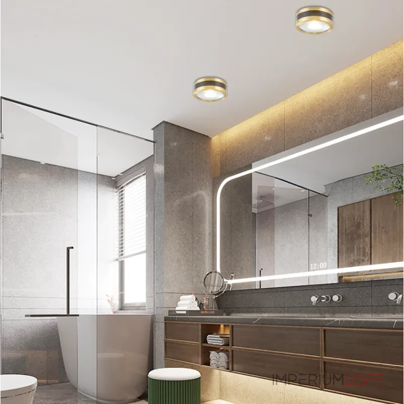 Точечный светильник MEUD D12 Black Brass 12W от ImperiumLoft