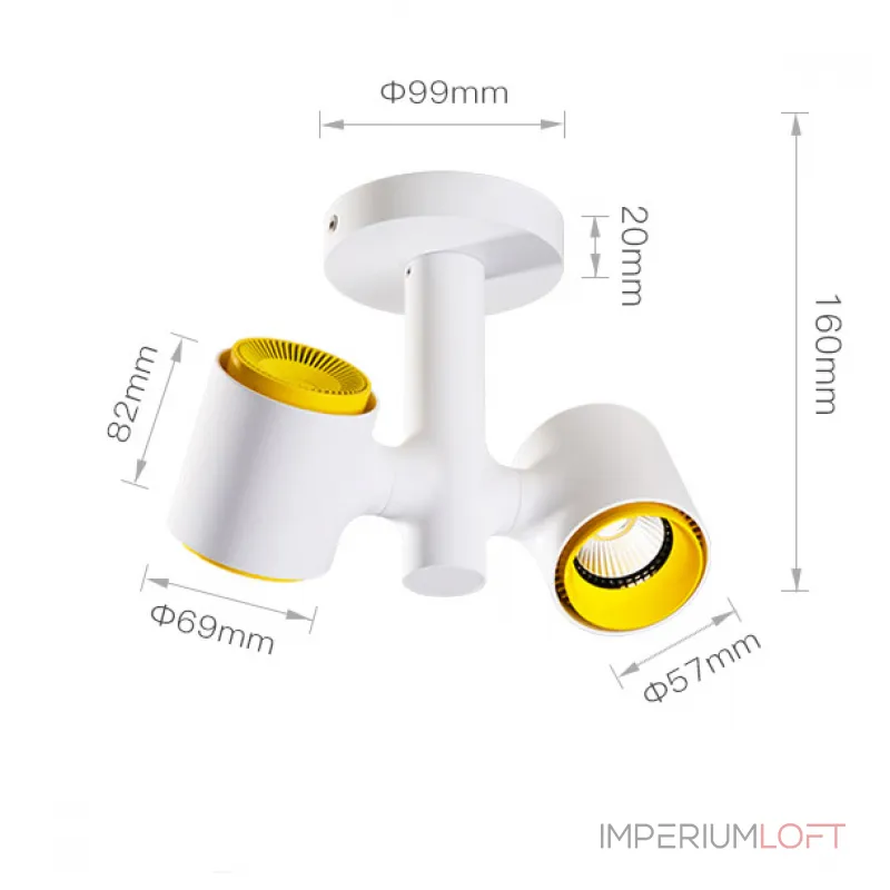 Точечный светильник RESTON PLANK L2 3000 К от ImperiumLoft Точечный светильник RESTON PLANK L2 3000 К от ImperiumLoft