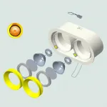 Точечный светильник REXTON B L1 Grey White 4000 К от ImperiumLoft