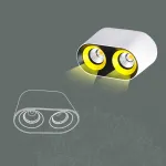 Точечный светильник REXTON A L1 White Grey 3000 К от ImperiumLoft