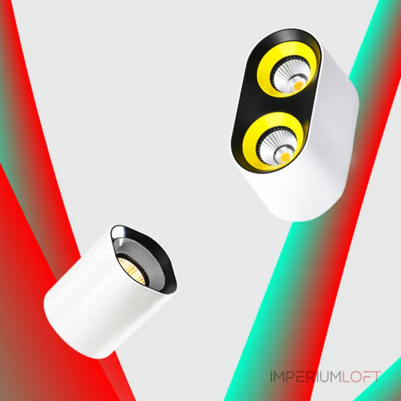 Точечный светильник REXTON A L1 White Grey 3000 К от ImperiumLoft