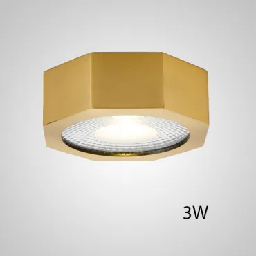 Точечный светильник MAUD D10 Brass 3W Точечный светильник MAUD D10 Brass 3W