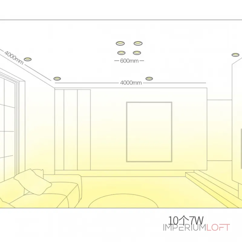 Точечный светильник LEAD 5W 4000K от ImperiumLoft