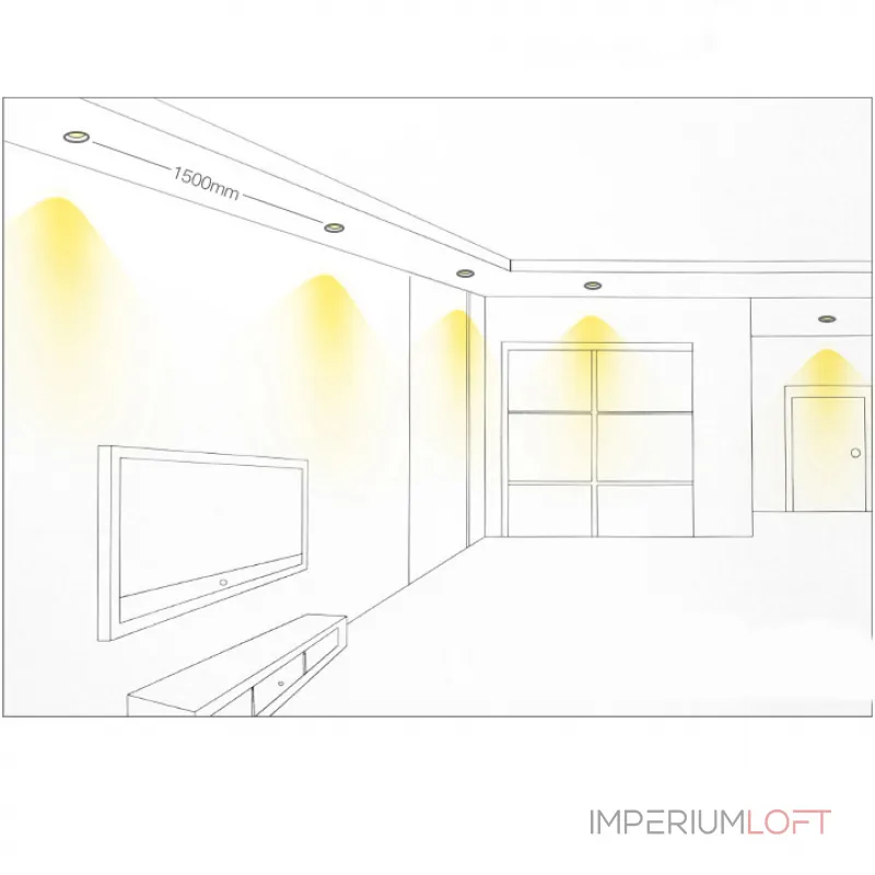 Точечный светильник LEAD 5W 4000K от ImperiumLoft