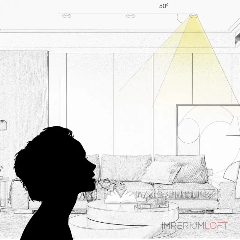 Точечный светильник LEAD 5W 4000K от ImperiumLoft