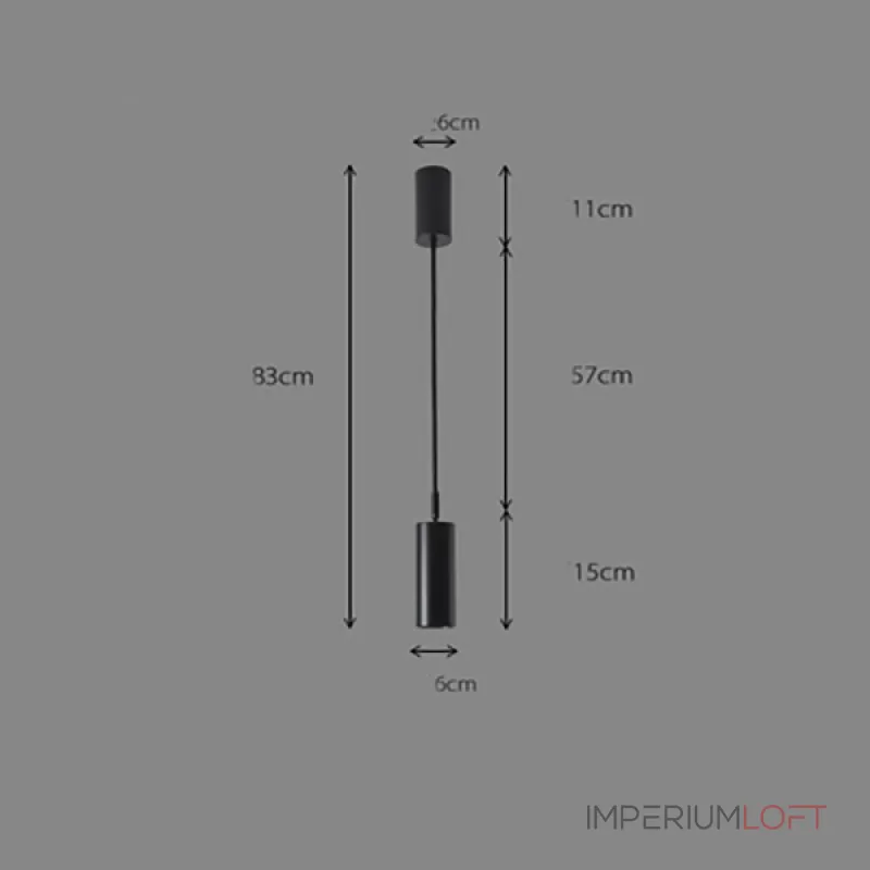 Подвесной светильник PALA B Трехцветный свет