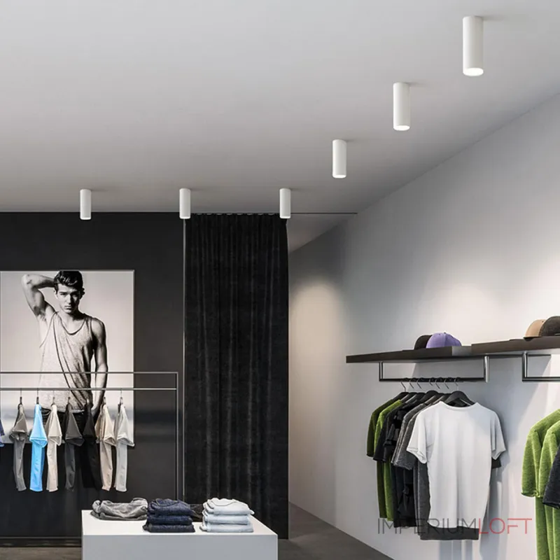 Точечный светильник PAN H80 Black Трехцветный свет от ImperiumLoft Точечный светильник PAN H80 Black Трехцветный свет от ImperiumLoft