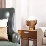 Настольная лампа TEXAS D35 Light brown от ImperiumLoft