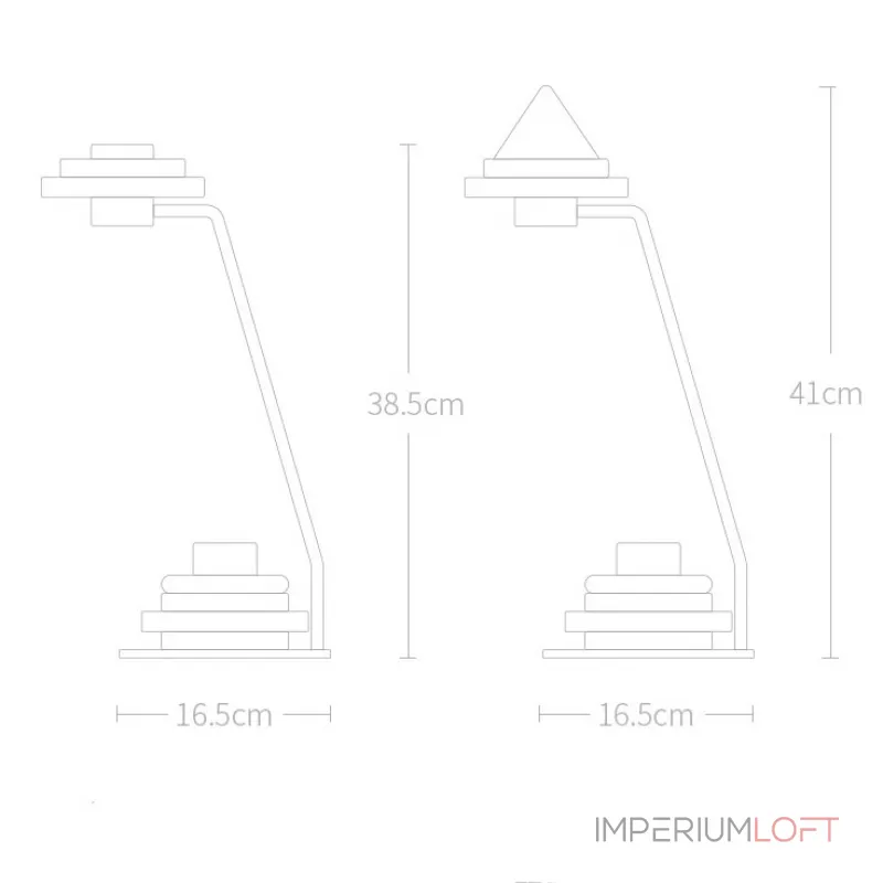 Настольная лампа KIRKE Multicolor Круг от ImperiumLoft