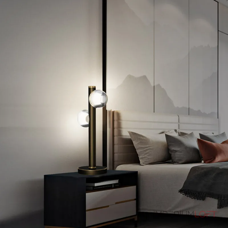 Настольная лампа ILIANA TAB Brass Black от ImperiumLoft Настольная лампа ILIANA TAB Brass Black от ImperiumLoft