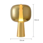 Настольная лампа FOLLETT TAB Rose Gold от ImperiumLoft