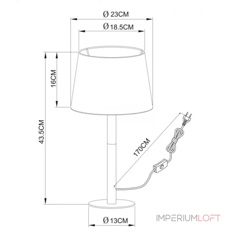 Настольная лампа VERB TAB от ImperiumLoft
