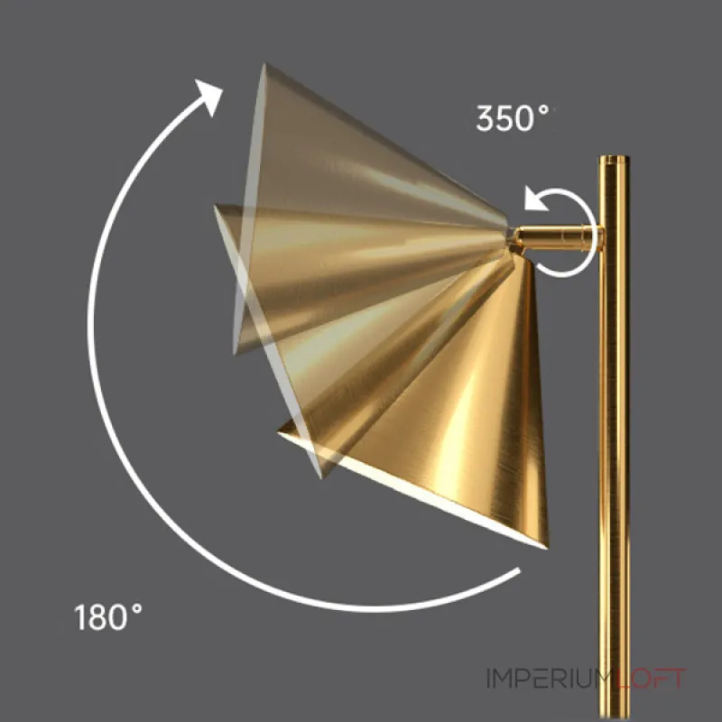 Настольная лампа RIGEL TAB Brass от ImperiumLoft
