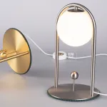 Настольная лампа MODIL B Chrome от ImperiumLoft