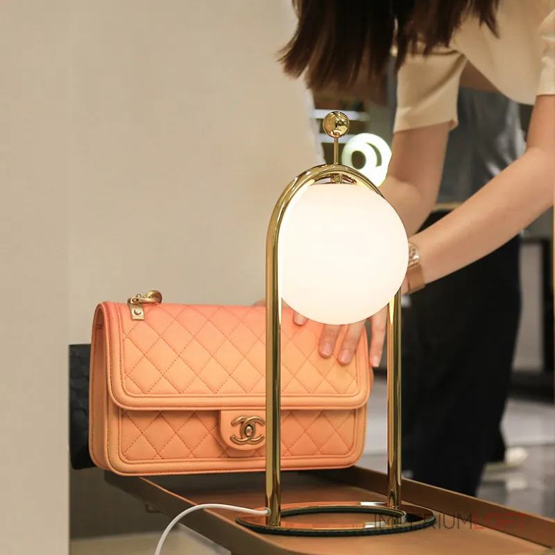 Настольная лампа MODIL B Chrome от ImperiumLoft