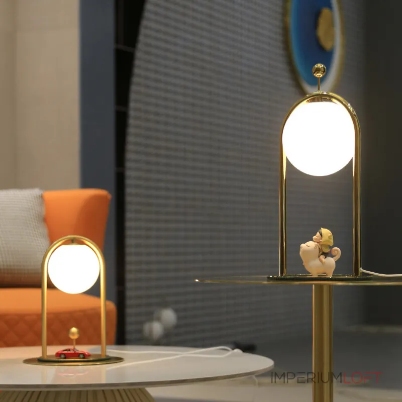 Настольная лампа MODIL B Chrome от ImperiumLoft