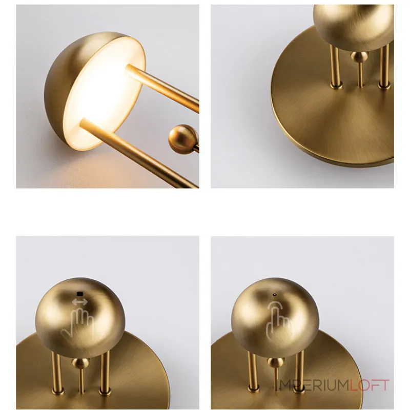 Настольная лампа FIRTH Chrome от ImperiumLoft