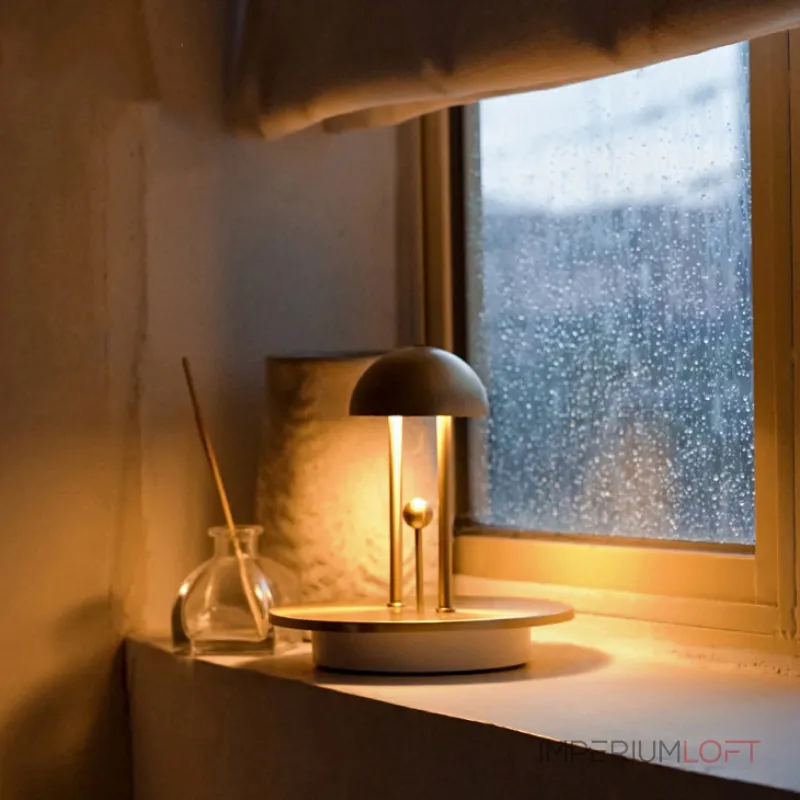 Настольная лампа FIRTH Chrome от ImperiumLoft