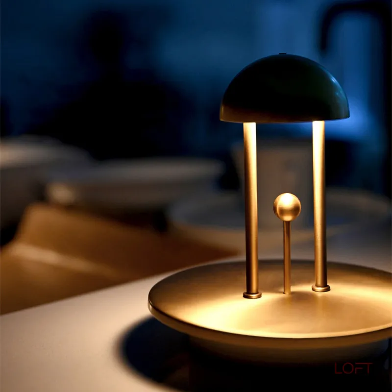 Настольная лампа FIRTH Chrome от ImperiumLoft