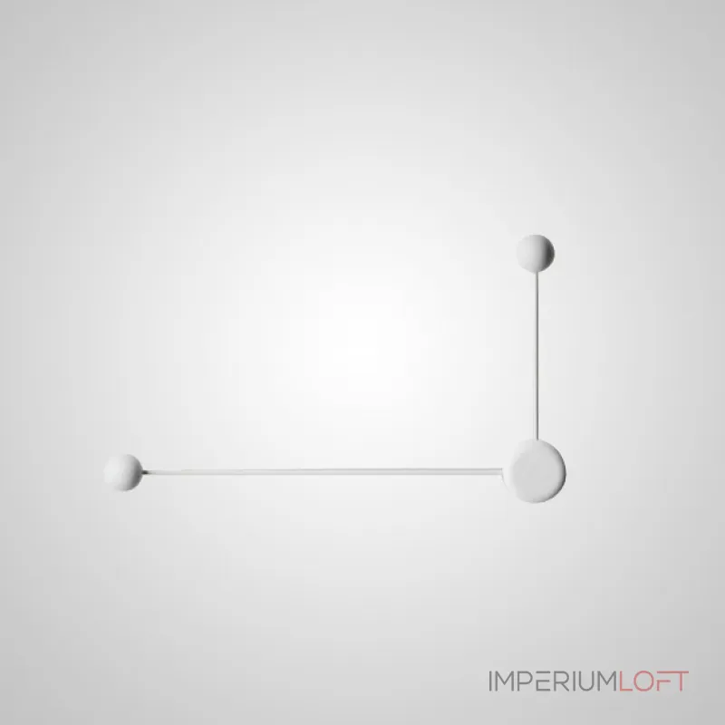 Бра Pin Wall Light C Black от ImperiumLoft