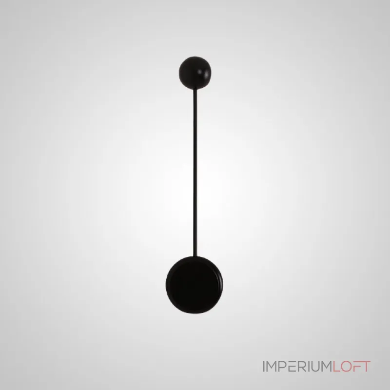 Бра Pin Wall Light C Black от ImperiumLoft