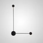 Бра Pin Wall Light C Black от ImperiumLoft