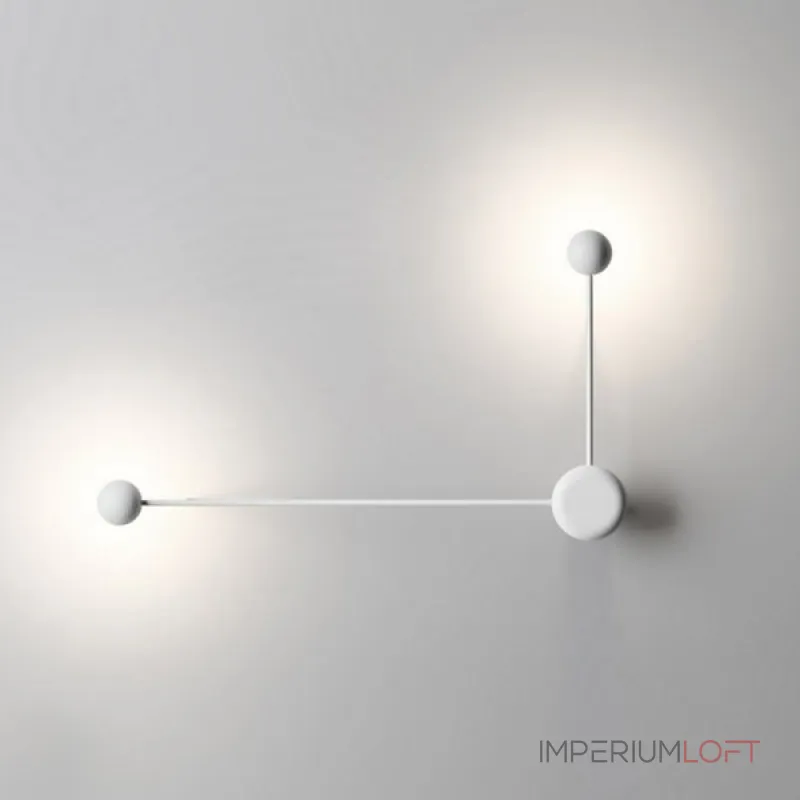 Бра Pin Wall Light C Black от ImperiumLoft