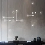 Бра Pin Wall Light A Black от ImperiumLoft