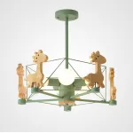 Люстра на штанге GIRAFFE Star Green